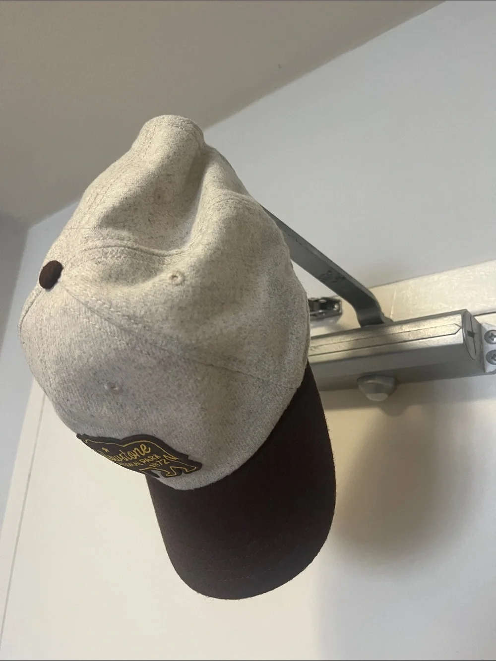 American Needle Yellowstone National Park Two-Tone Gray and Brown Cap